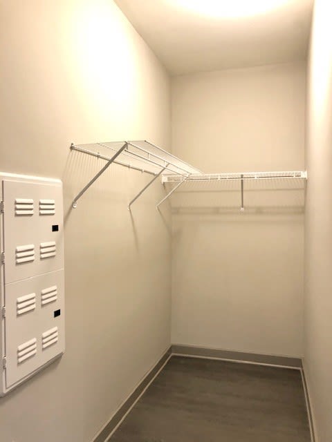 Generous Walk-In Closets With Shelving at Station 40, Nashville, TN, 37209