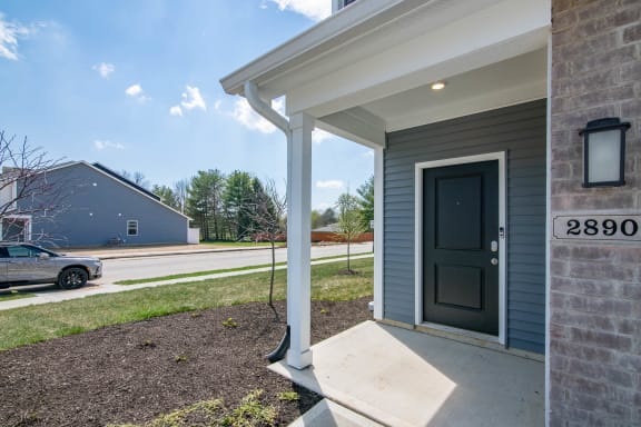 Front Entry at Jackson Run Townhomes, Indiana