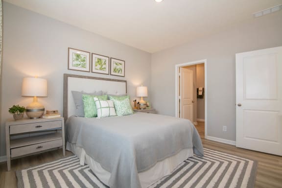 Large Bedroom at Jackson Run Townhomes, Whitestown, Indiana