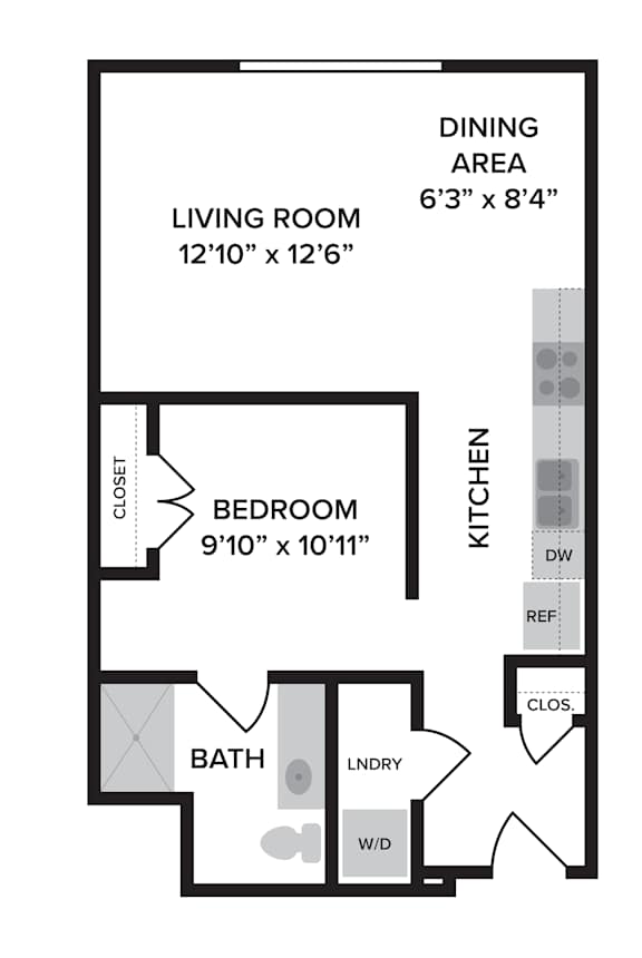 Floor Plan  Abbey Floor Plan at The Ridge, Cincinnati, 45202