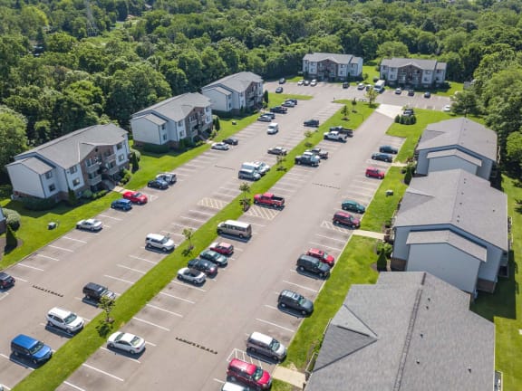 Drone View at Tall Timber Apartments, Cincinnati, 45241