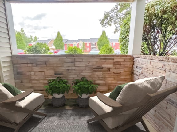 Balcony at Hilltop Apartments, Cincinnati