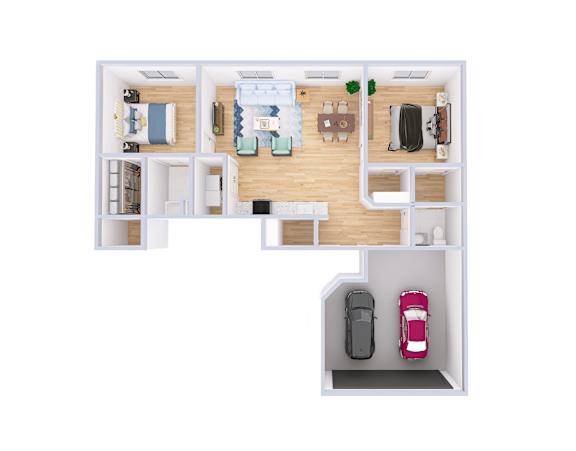 2 bed 2 bath at River View at Bexley Apartments, River View at Bexley, OH