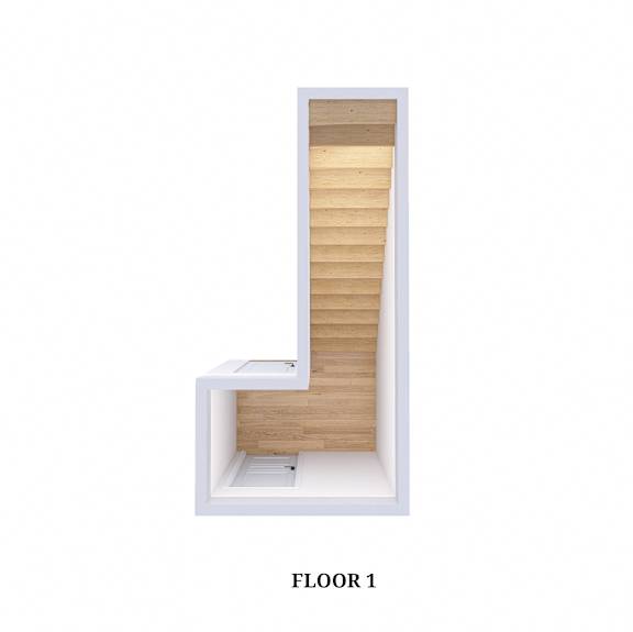 A white box with a wooden slat at Parkside at Maple Canyon Apartments, Columbus, Ohio