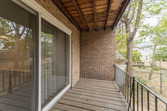 Balcony at Cincinnati Premier Living*, Cincinnati, Ohio