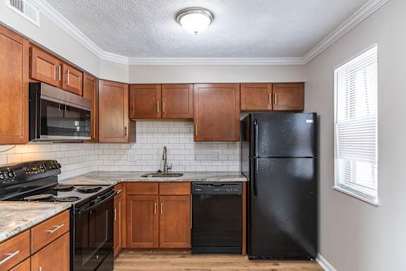 Kitchen with cabinets at Trails at Mariemont, Ohio, 45227