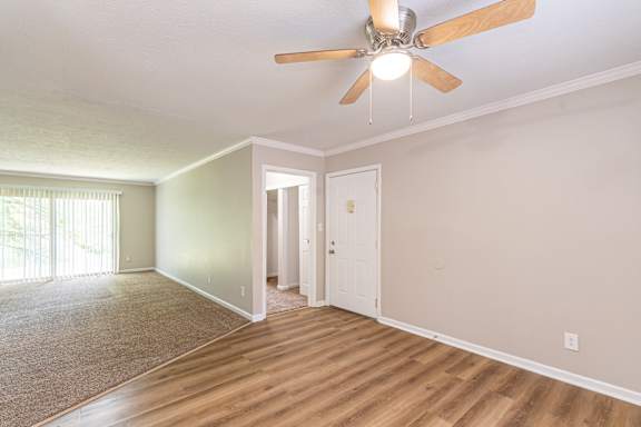 Living room view at Trails at Mariemont, Cincinnati