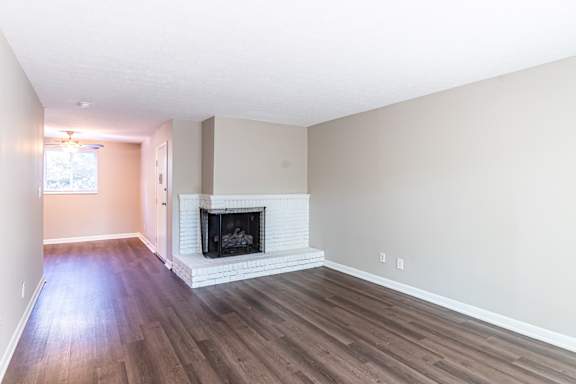 Spacious living room at Trails at Mariemont, Ohio