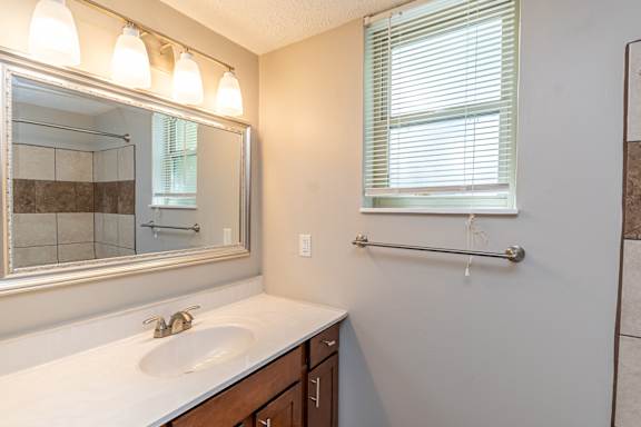 Bathroom with window at Trails at Mariemont, Cincinnati