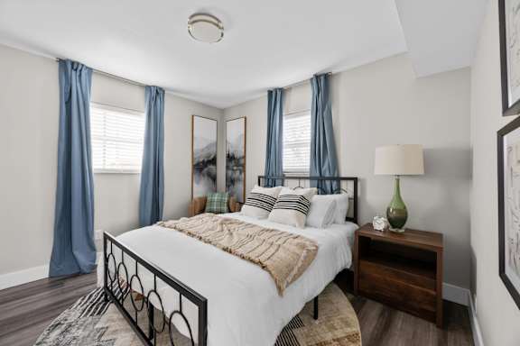 Master Bedroom at The Rand Apartments, Columbus, OH, 43227