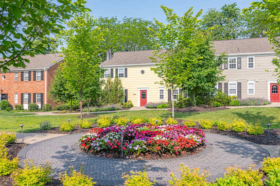Courtyard Garden Area Courtyard Garden Area at Indian Creek Apartments*, Cincinnati, Ohio