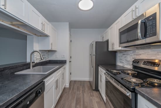 Renovated Kitchen at Hilltop Apartments, Cincinnati