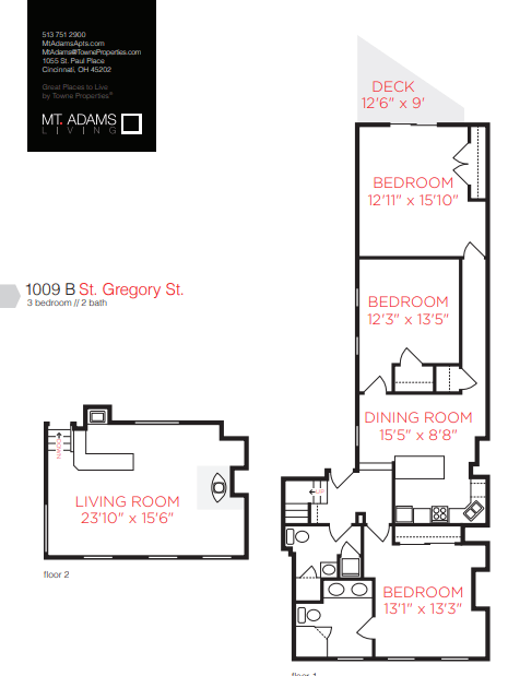 a floor plan of a bedroom apartment