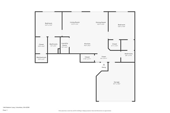 2 bed 2 bath A at River View at Bexley Apartments, River View at Bexley, OH