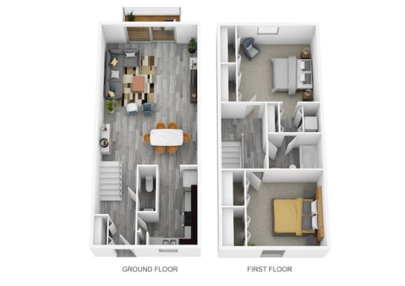 Floor Plan  Framingham II Floor Plan at Olde Towne in Kenwood, Cincinnati, OH