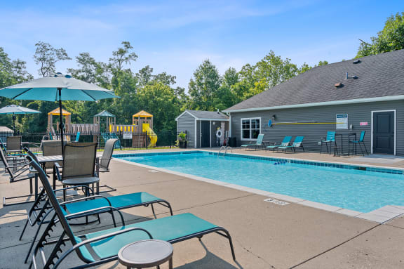 Swimming pool at Galbraith Pointe Apartments and Townhomes, Cincinnati, Ohio, 45231