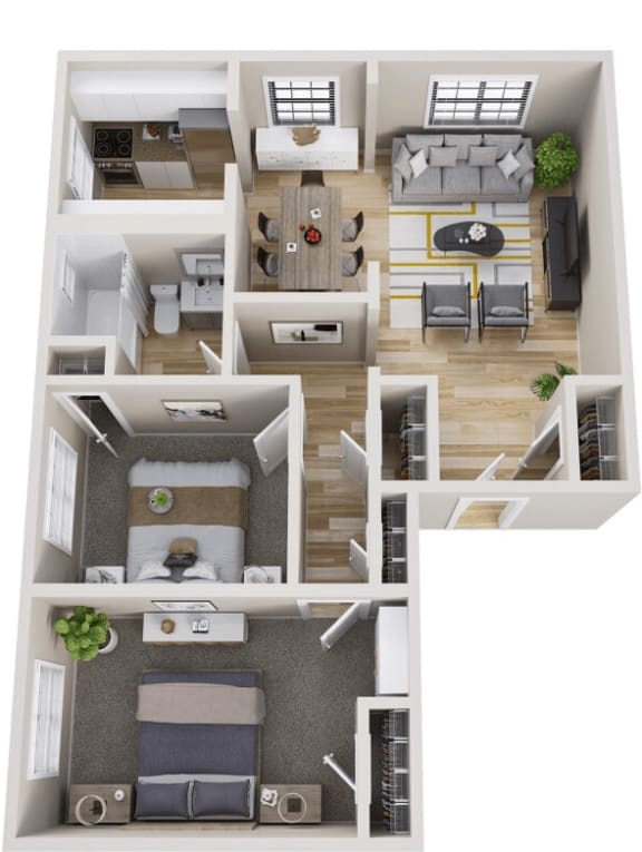 Huntly Bridge Floor Plan at Huntley Ridge, Kettering
