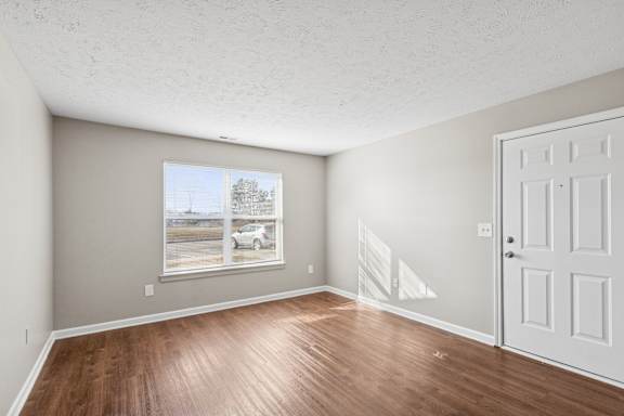 Window in a room at Waterfront Pointe, Indianapolis Indiana