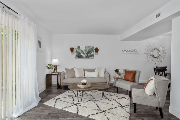 Modern Living Room at Ivy Hills Living Spaces, Cincinnati