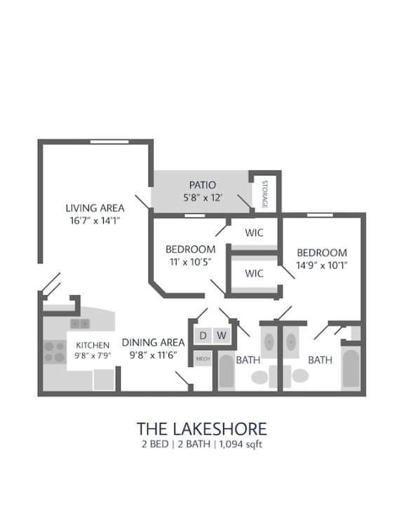 Lakeshore Floor Plan at Waterstone Landing, Ohio, 43551