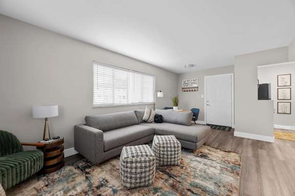 Main Living Room at The Rand Apartments, Columbus, 43227