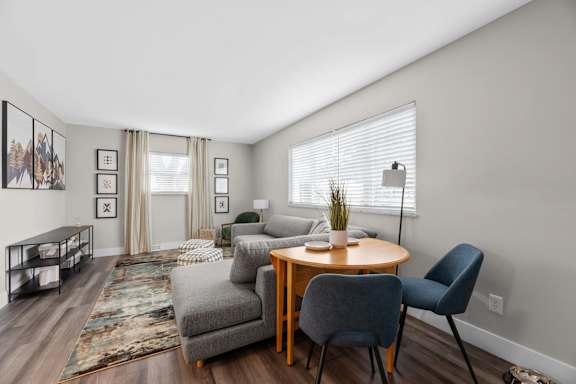 Open Living Room at The Rand Apartments, Columbus, Ohio