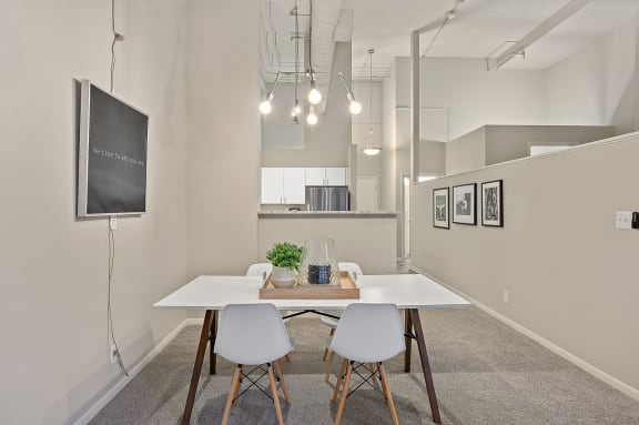 Dining area at The Lofts at Shillito Place, Cincinnati, OH