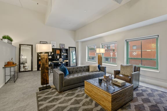 Room interior at The Lofts at Shillito Place, Cincinnati, OH, 45202