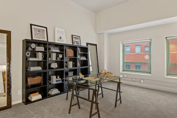 Wall frames at The Lofts at Shillito Place, Cincinnati, OH