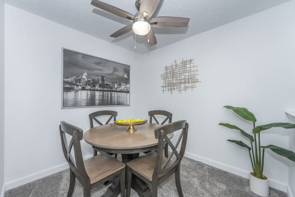 Elegant Dining Area at Hilltop Apartments, Cincinnati, OH