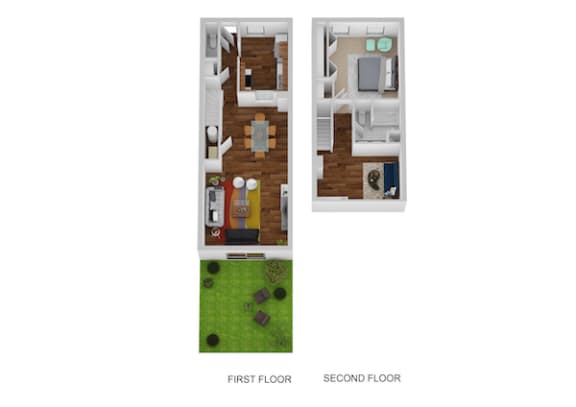 Nantucket Floor Plan Nantucket Floor Plan at Indian Creek Apartments, Cincinnati, 45236