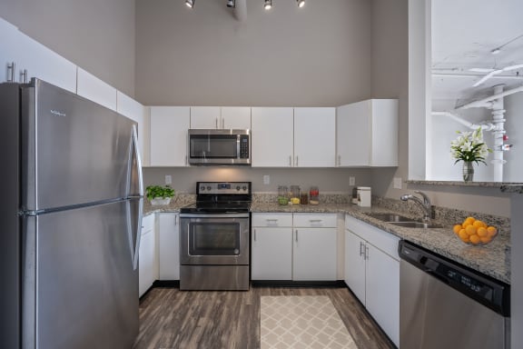 Kitchen at The Lofts at Shillito Place, Ohio