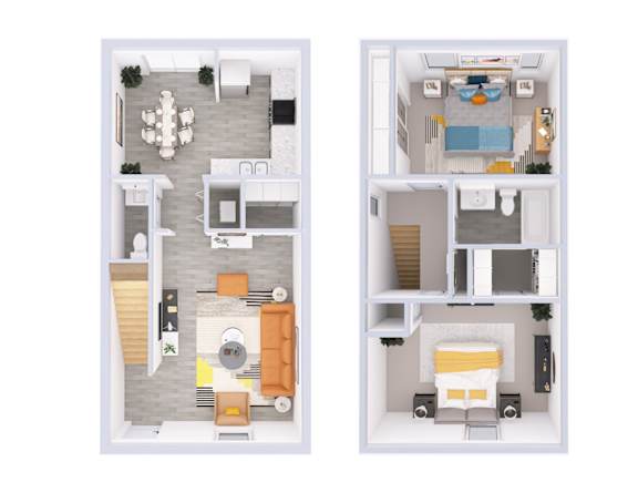 Floor Plan  Parkton Floor Plan at The Parkton, Cincinnati, 45231