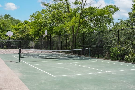 Tennis Court at Hilltop Apartments, Ohio