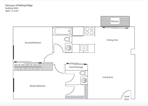 Floor Plan  Fairway Of Rolling Ridge Floor Plan at Cincinnati Premier Living*, Cincinnati, 45213