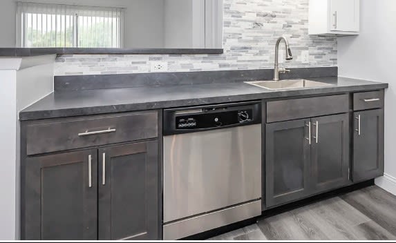 Kitchen with a dishwasher  at Honey Creek, IN, 46143