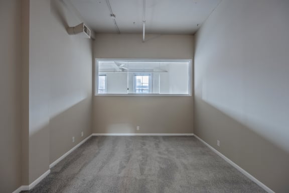 Bedroom area at The Lofts at Shillito Place, Cincinnati, Ohio