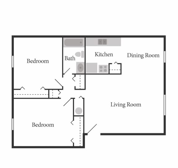 1, 2, 3 & 4 Apartments in Evansville, Indiana | Coldwater Flats