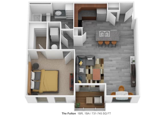 Floor Plan  DeSales II - The Fulton