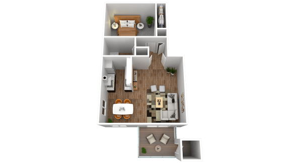 THE REECHE Floor Plan at Ten31, Dayton, 45458