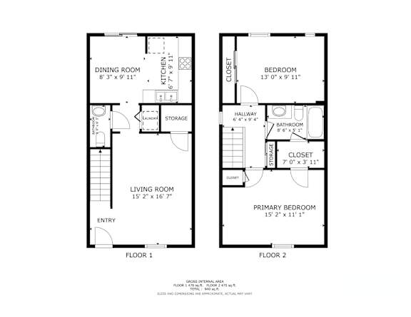 The Whitley Floor Plan at The Parkton, Ohio, 45231
