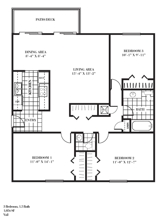 a floor plan of a house for sale at the cliffs at keowee falls in lake at Summit at Keystone, Indiana