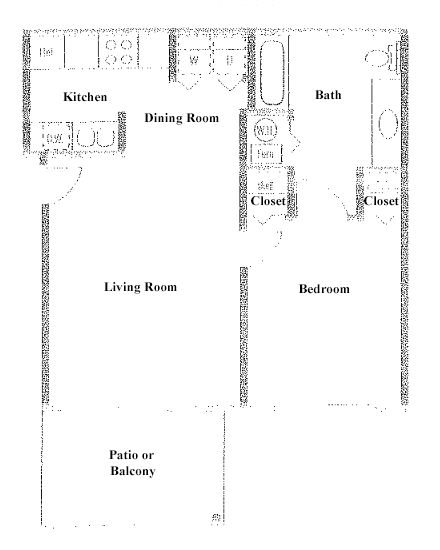 the schematic diagram of the floor plan of the church