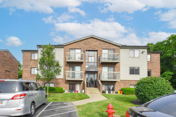 our apartments are located in a quiet neighborhood with ample parking at The Woodridge Collection, Fairfield, Ohio