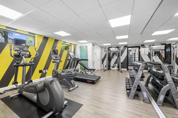 Gym  at Bren Mar Apartments, Alexandria, VA