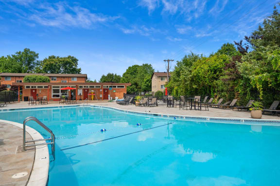 the swimming pool at our apartments at Rose Hill Apartments, Alexandria, Virginia