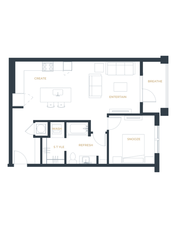 A2 floor plan