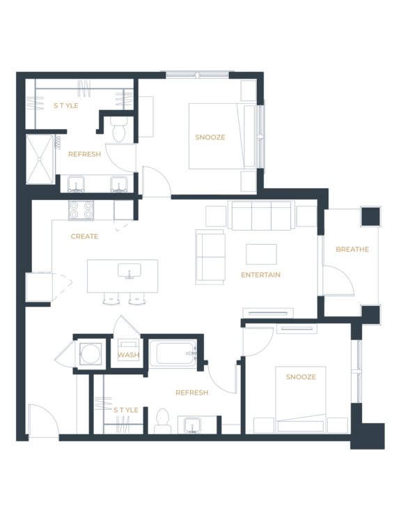 B1 1058 SqFt