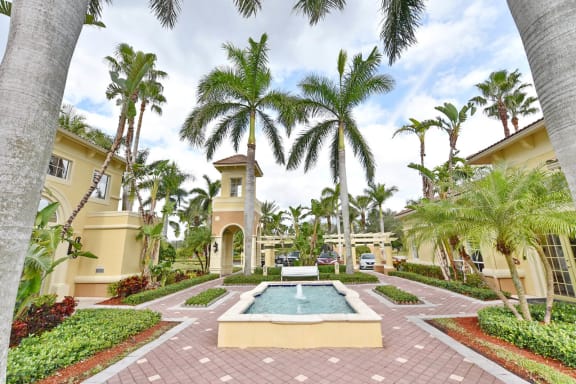 Professionally Landscaped Grounds at Windsor at Miramar, Florida, 33027