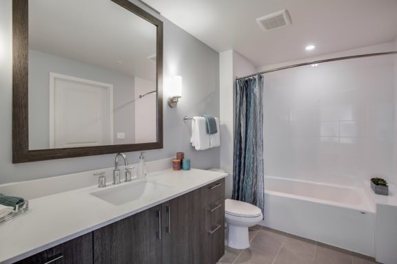 Spa inspired bathroom at Allure by Windsor, Boca Raton, FL